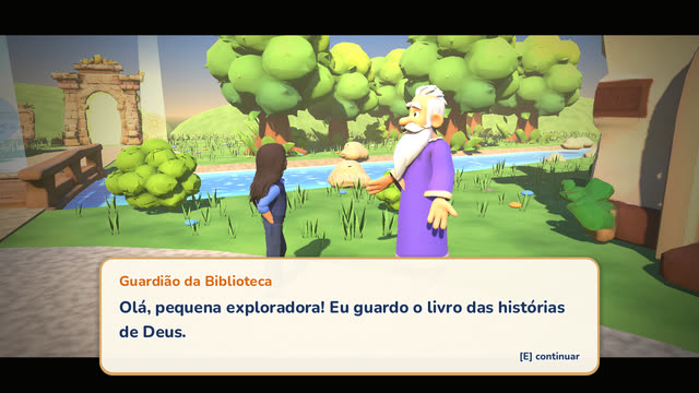 Conversa com o Guardião da Biblioteca